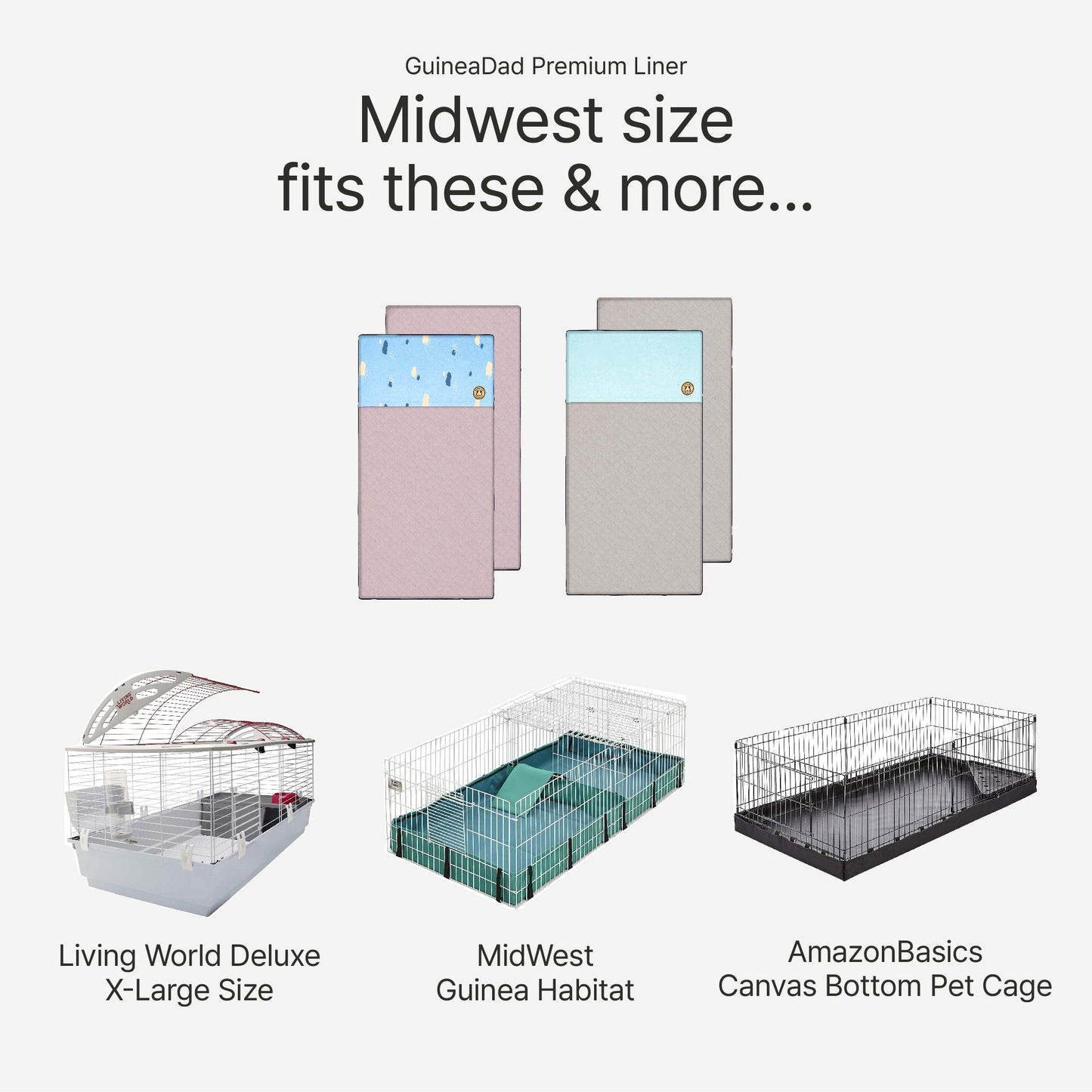 GuineaDad Original Liner For Small Animal Cages