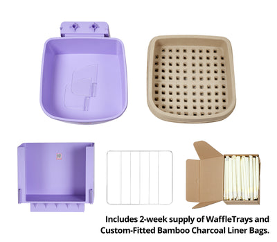 BunnyDad BunnyLet Rabbit Litter Box + Hay Feeder System