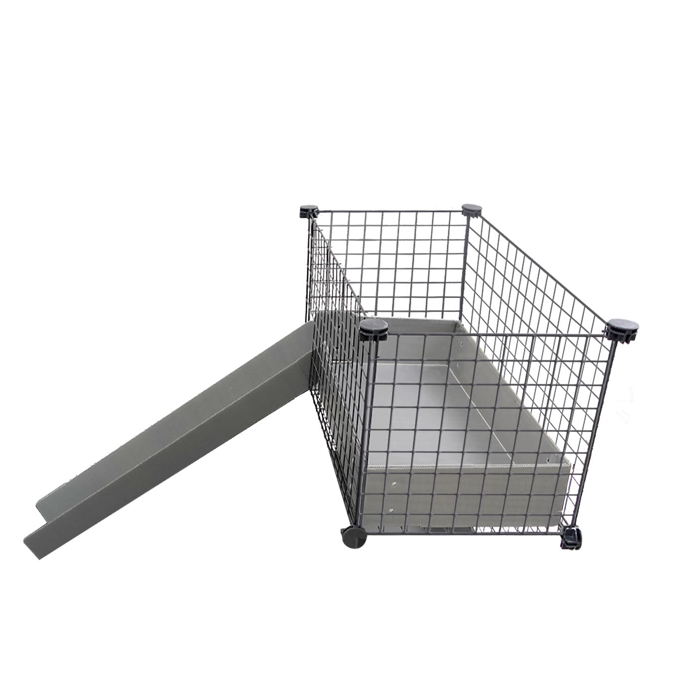 Piggy Condo C&C Balcony Add-On by GuineaDad, presented against a white background. This sturdy and stylish balcony provides an additional level for guinea pigs, enhancing their living space within the existing GuineaDad Piggy Condo C&C Cage.