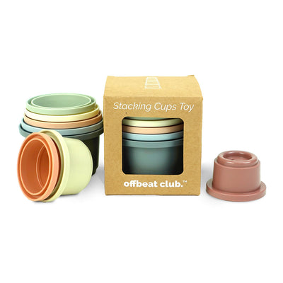 BunnyDad 8 Piece Stacking Cups Toy Set