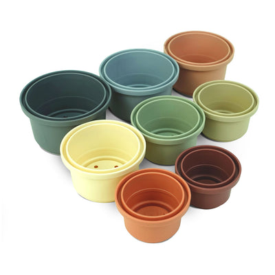 BunnyDad 8 Piece Stacking Cups Toy Set