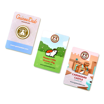 GuineaDad Enamel Pin Set (3 Pack)