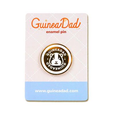 GuineaDad Golden GuineaDad Logo Pin