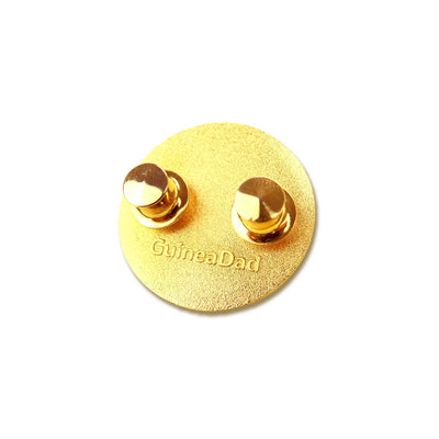 GuineaDad Golden GuineaDad Logo Pin