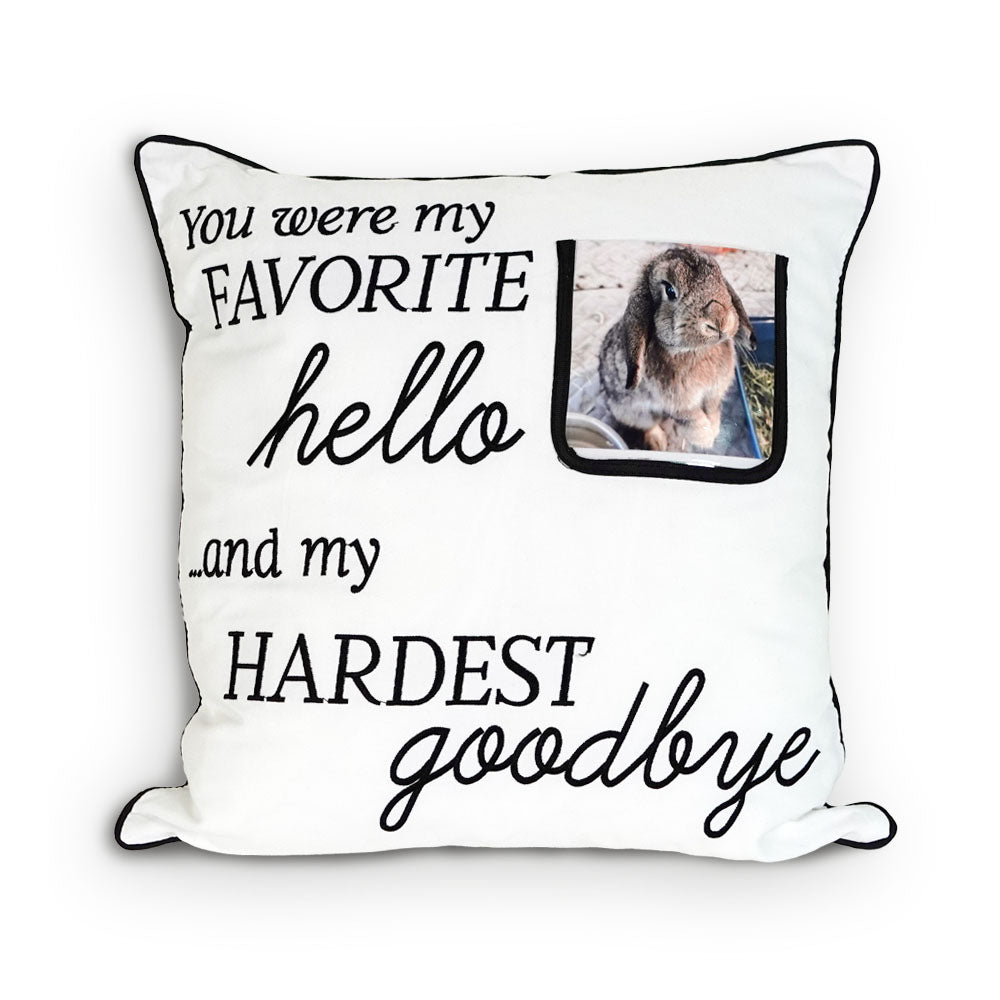 Guinea Dad Memorial Cushion - Forever in My Heart Series
