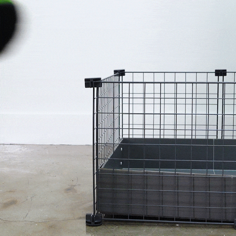 GuineaDad Piggy Condo Guinea Pig Cage with Pillars (C&C)