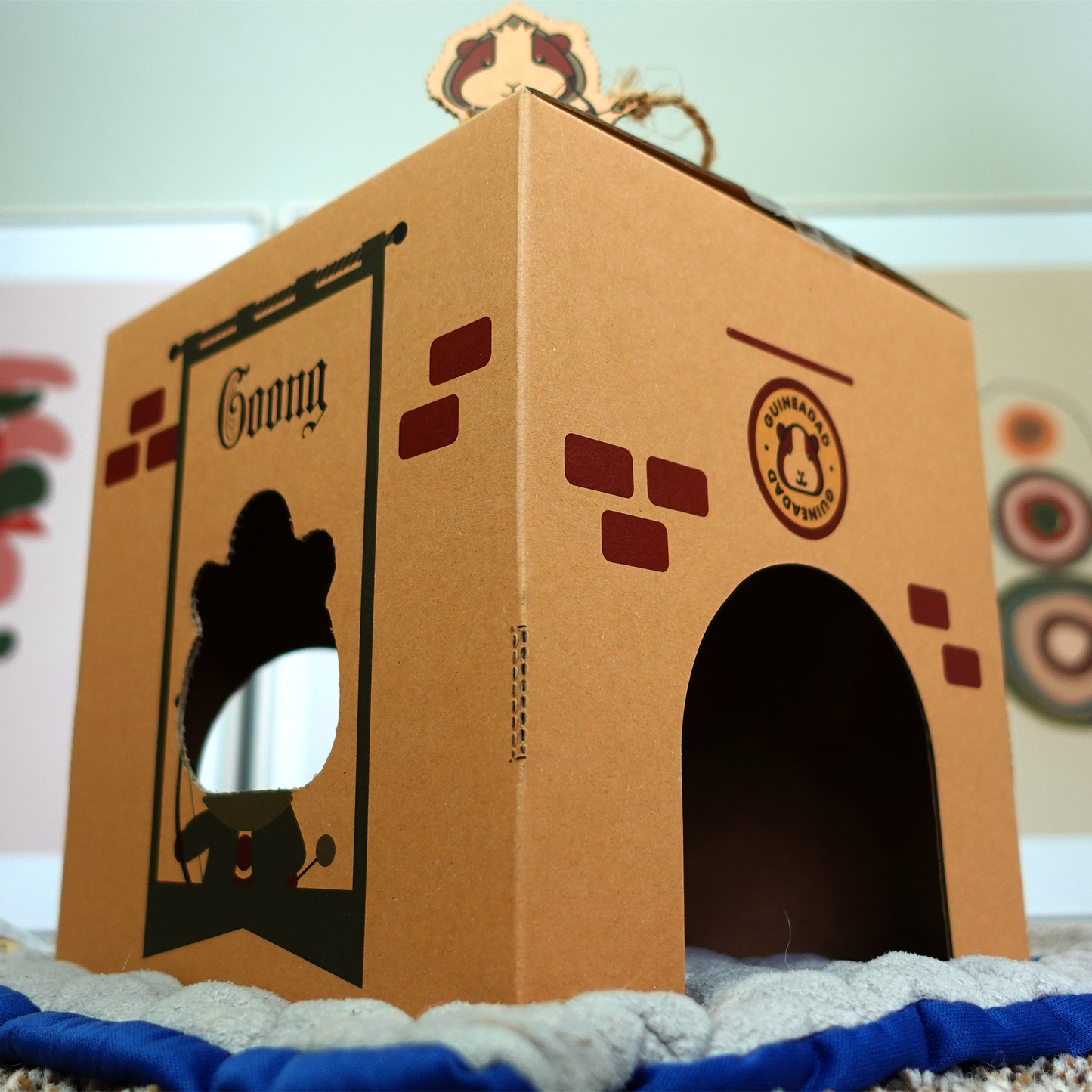 GuineaDad Crunchy Condo Cardboard Hideout (3 Pack)