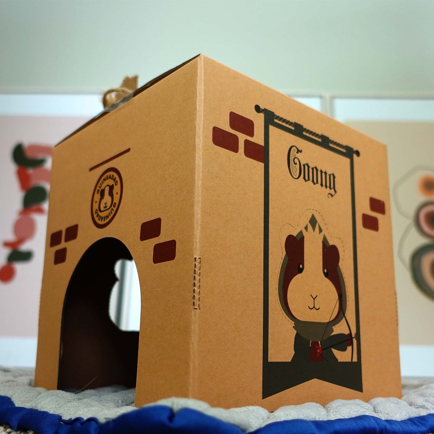 GuineaDad Crunchy Condo Cardboard Hideout (3 Pack)