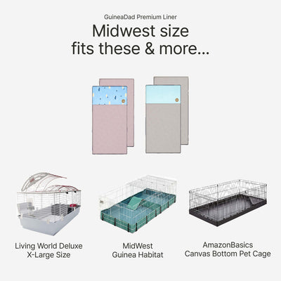 GuineaDad Original Liner For Small Animal Cages