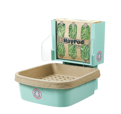 BunnyDad BunnyLet Rabbit Litter Box + Hay Feeder System