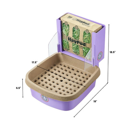 BunnyDad BunnyLet Rabbit Litter Box + Hay Feeder System