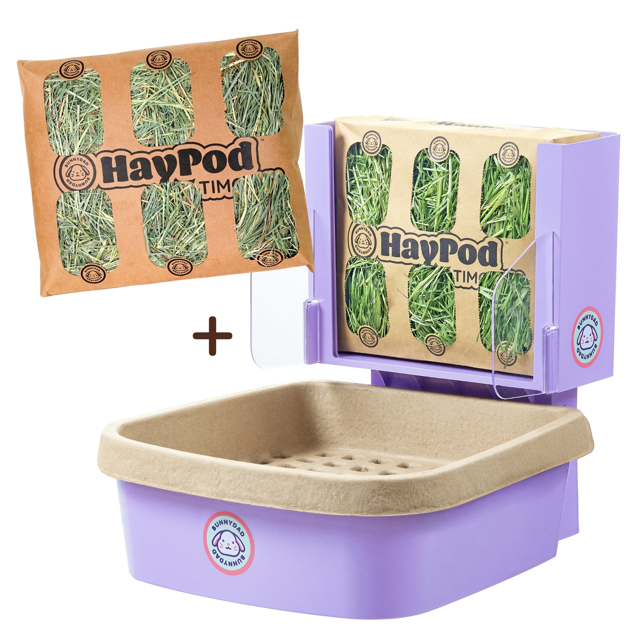 BunnyDad BunnyLet Litter Box/Feeder + Hay Bundle (Starter Kit) – GuineaDad