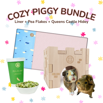 Cozy Piggy Bundle (Pea Flakes added to every bundle)