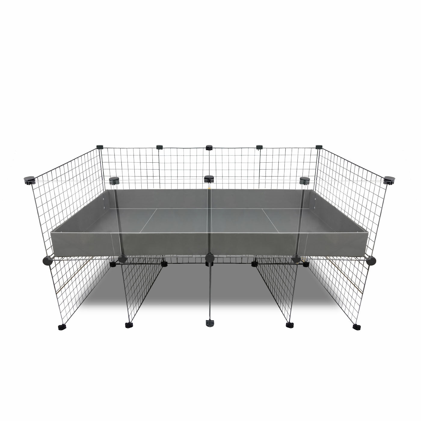 GuineaDad Piggy Condo Guinea Pig Cage with Pillars (C&C)