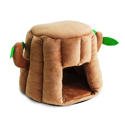 BunnyDad Tree Stump Hidey for Rabbits
